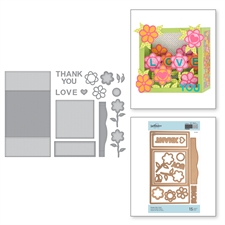 Spellbinders Die - Flower Box Card